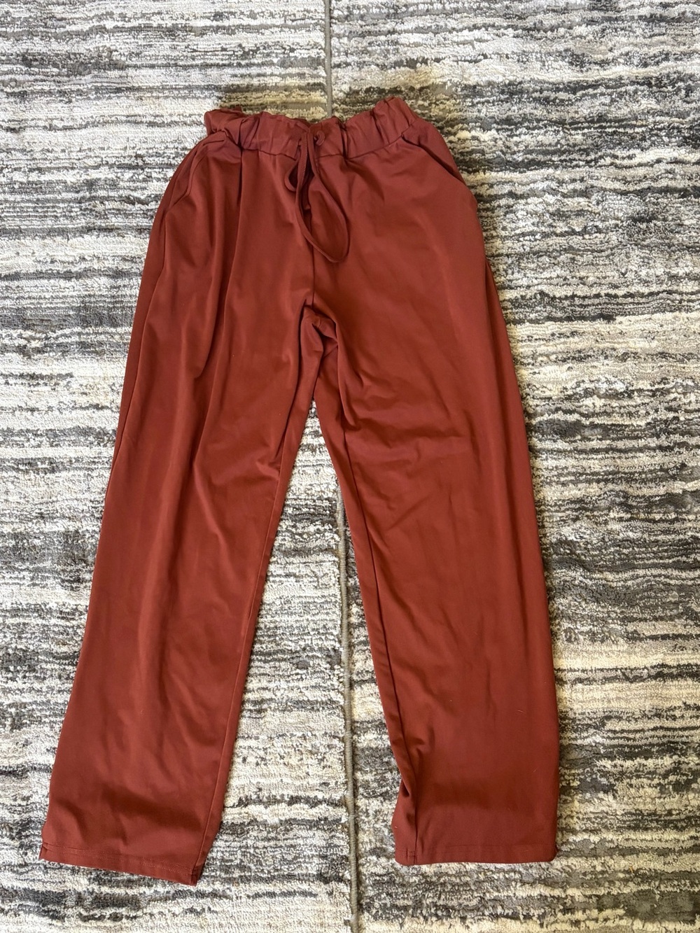 Joie Men's Elastic-Waist Joggers in Rust